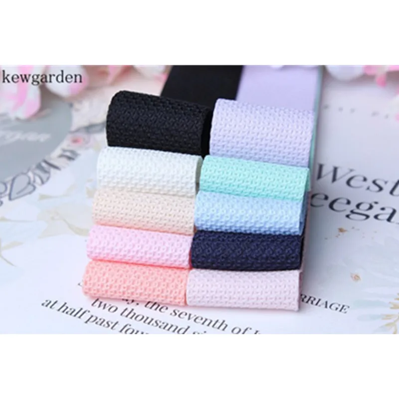 

Kewgarden Wholesale 40mm 4cm Cotton Satin Ribbons Handmade Tape DIY Bowknot Accessories Ribbed Ribbon 20 yards /lot