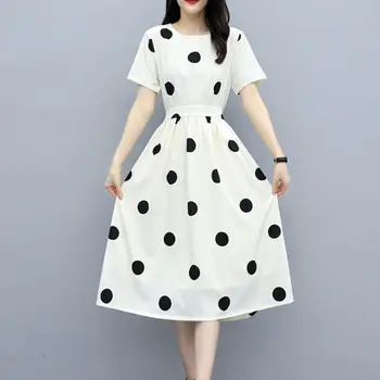 

High Quality 2019 Summer Dress Sexy Celebrity Dot Short O Neck Women Bow Vintage Night Club Body con Party Dresses Wholesale