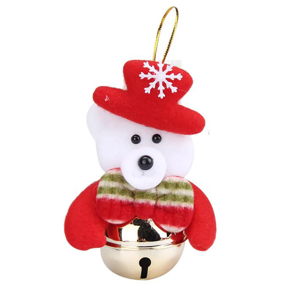 

Toys Merry Christmas Decorations For Home 8PC Christmas Home Decoration Tree Ornaments Small Bell Gifts Toy Xmas Kerst Navidad