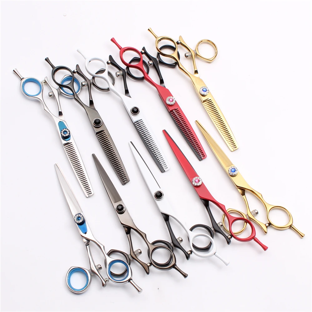 C9019 5.5" 16cm Swivel 440C Cutting Scissors Thinning Shears Styling
