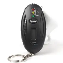 Портативный спиртовой Алкотестер чувствительные сигнальные огни Точный Цифровой ЖК-дисплей Удобный Легкий Карманный тестер алкоголя