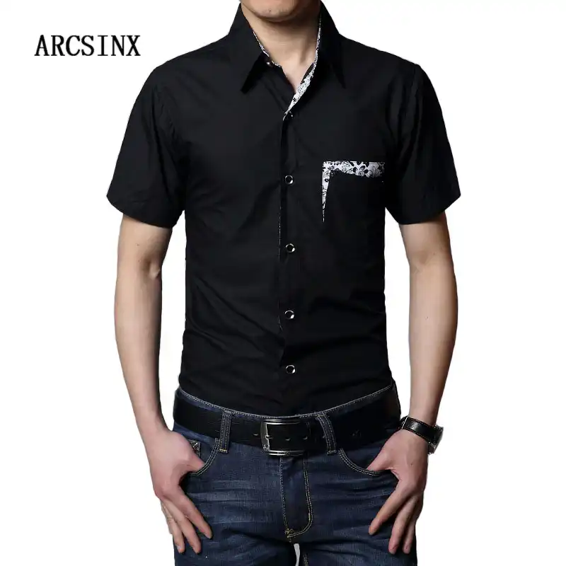 mens 3xl short sleeve dress shirts