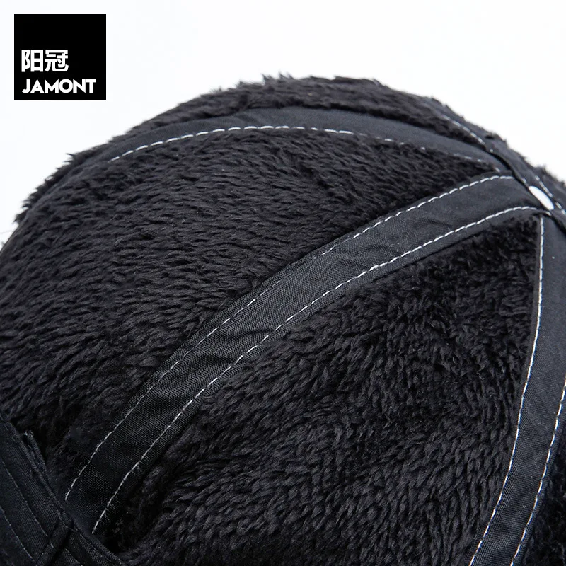 Мужская теплая Кепка [jama] винтажная бомбер из искусственной кожи с бархатным