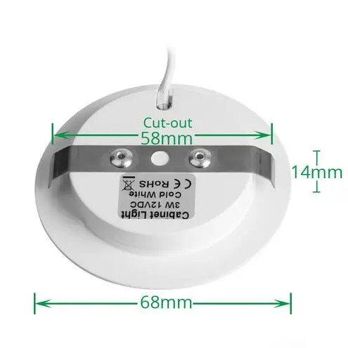 Светодиодная подсветка для шкафа 12 В 3 Вт|led dc adapter|led wall mount bracketled note |