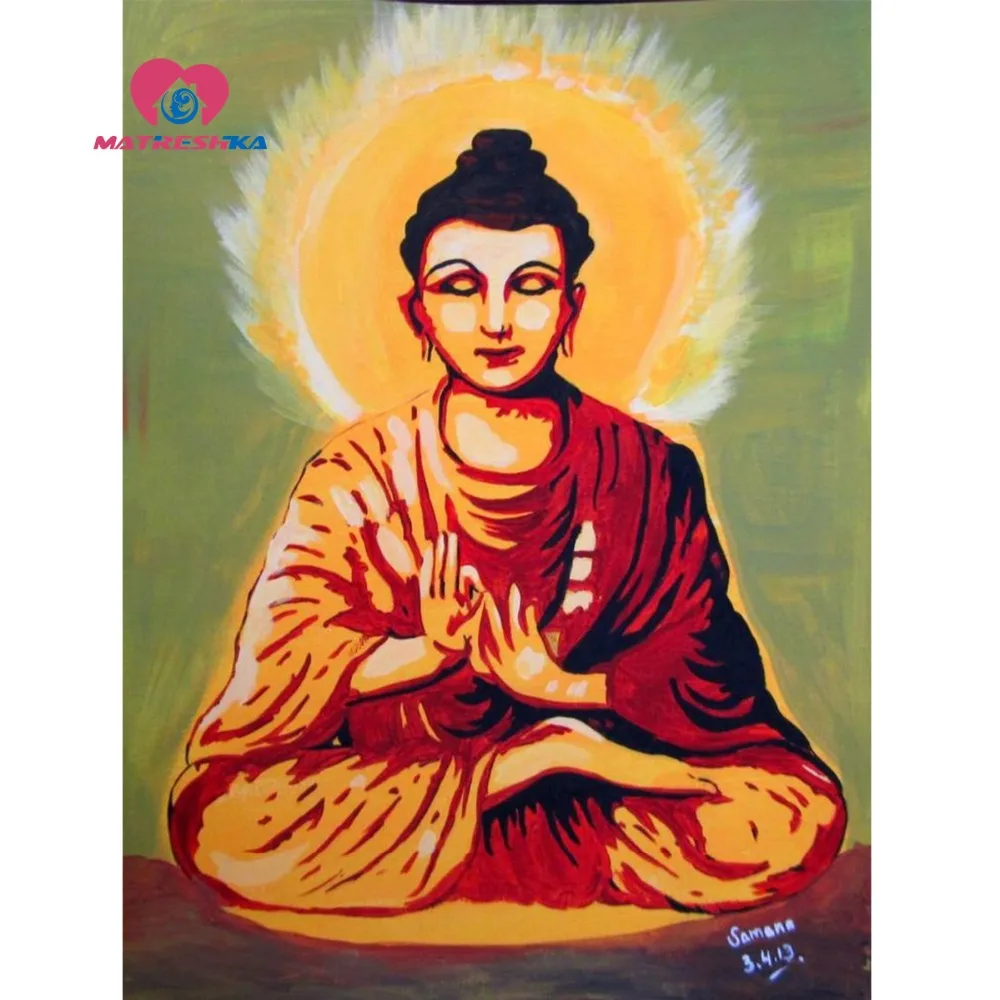

Diamond embroidery religion buddha Pictures of rhinestones Embroidery kit mosaic pictures Diamond mosaic full display gifts