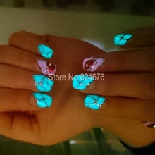 Белый цвет светящийся Небесно-Голубой светильник светящийся порошок фосфорный порошок, 500 г/пакет, DIY рекламный пигмент, светящийся в темноте порошок пыли