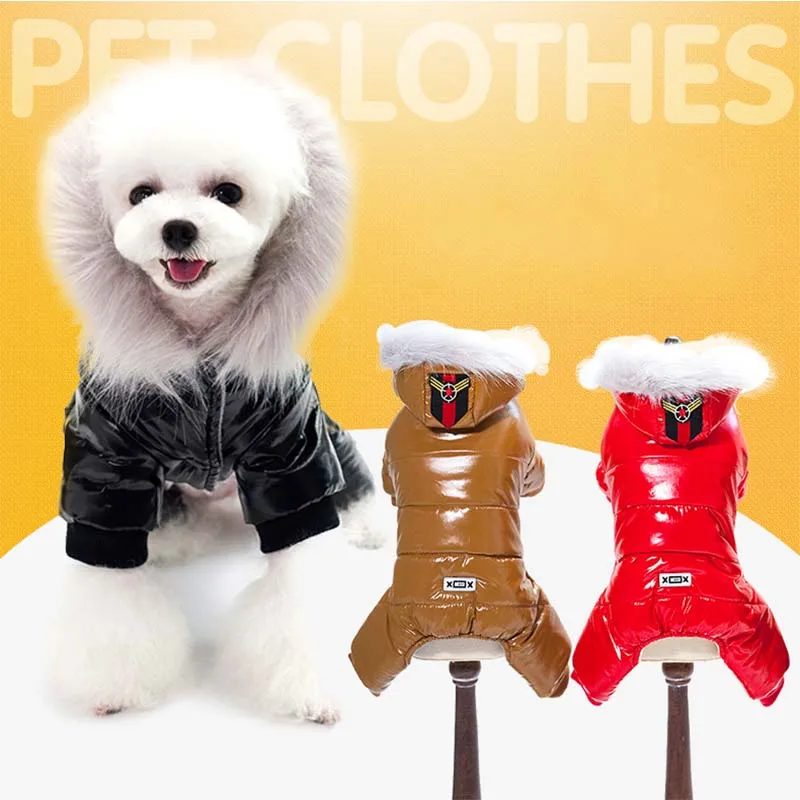 Pet Pug Dog Clothes Winter Warm Coat Jumpsuit Pug Pet Clothing Jacket