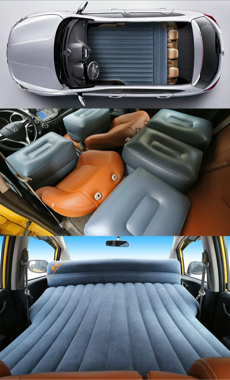 Внедорожник Кровать для автомобиля двухкамерный автомобильный туристический автомобиль надувной матрас с функцией автоматического управления для поставки