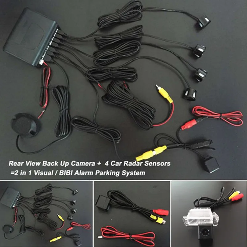 Auto Styling Parking System Car Rear view Camera + Car Parking Sensor Detector Radar For Ford Auto Styling Parking System Car Rear view Camera + Car Parking Sensor Detector Radar For Ford