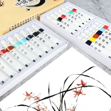 12/18/24 Цвета китайский Краски ing набор пигментов 5/12 мл тщательно Краски ing Краски художник рисования Краски ing арт Suplies