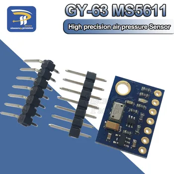 

MS5611-01BA03 MS5611 High-resolution Atmospheric pressure height Sensor module IIC / SPI communication For Arduino GY-63