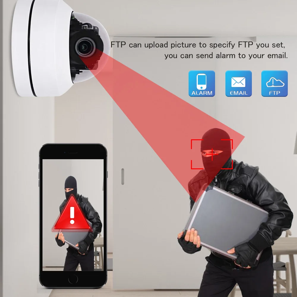 1080P PTZ IP Camera Outdoor Waterproof home security Camera Mini Speed Dome Camera IP HD Onvif 4X Z