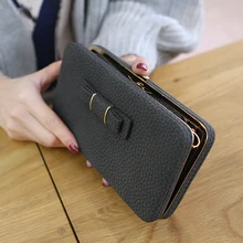 2017 Luxury Brand Women Long Wallet Purse Wallet Female Famous Brand Card Multi-Card Bit Gifts For Women Money Bag Mobile Wallet