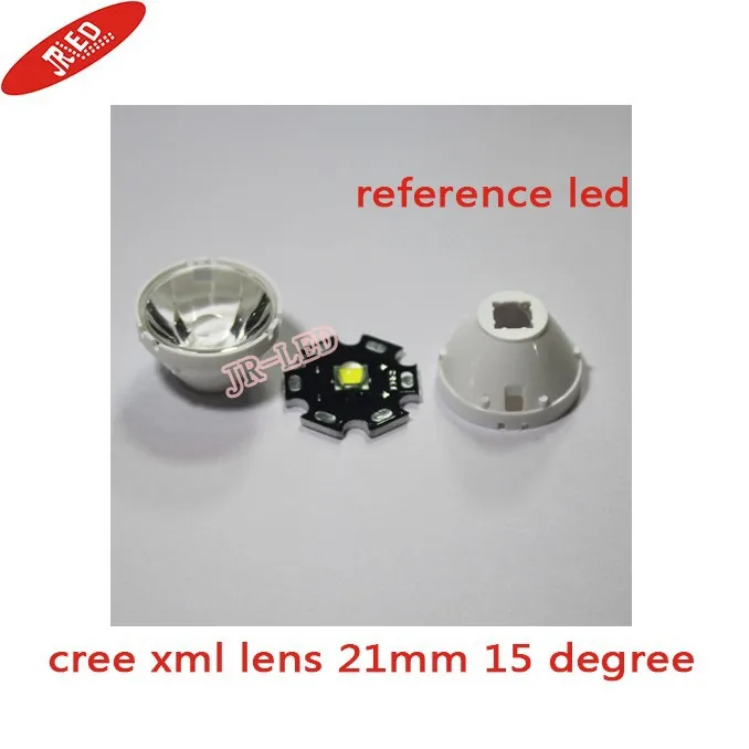 10 шт. 15 градусов LED объектив Отражатели для CREE XML xm-l XM-L2 свет лампы Бесплатная доставка