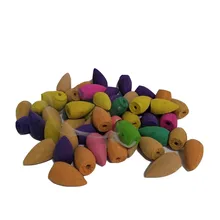 10/20/50/100 шт Смешанные цветочный аромат пирамидки благовоний с подносом курильница для благовоний в форме пули башня Incese ароматерапия для специй