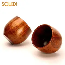 Кружка деревянная прочная деревянная чашка для дома мини практичный сок деревянная чашка ручной работы