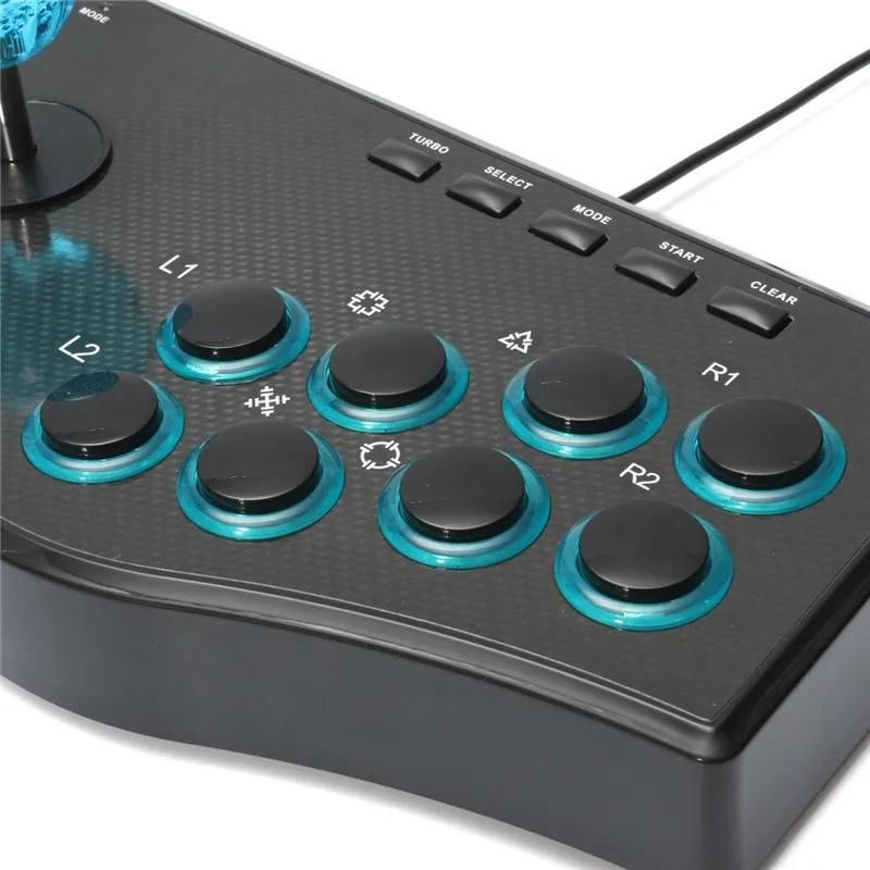 USB Rocker Game Controller Arcade Joystick Gamepad Fighting Stick For PS3/PC For Android Plug And Play Street Fighting Feeling