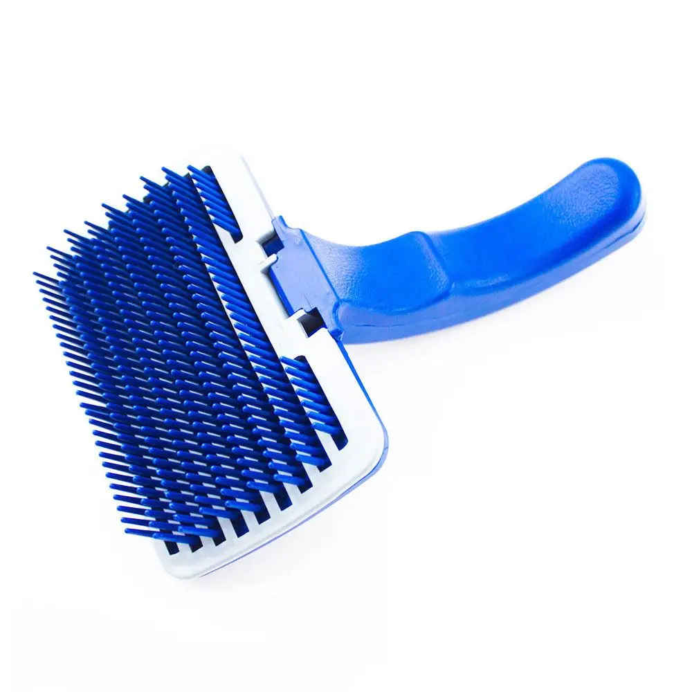 Pet Dog Cat Grooming Self Cleaning Slicker Brush Comb Shedding Tool