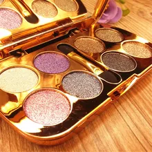 8 Цвета Флаш Алмазный тени для век макияж Палитра Водонепроницаемый Световой Блеск косметика для глаз инструменты