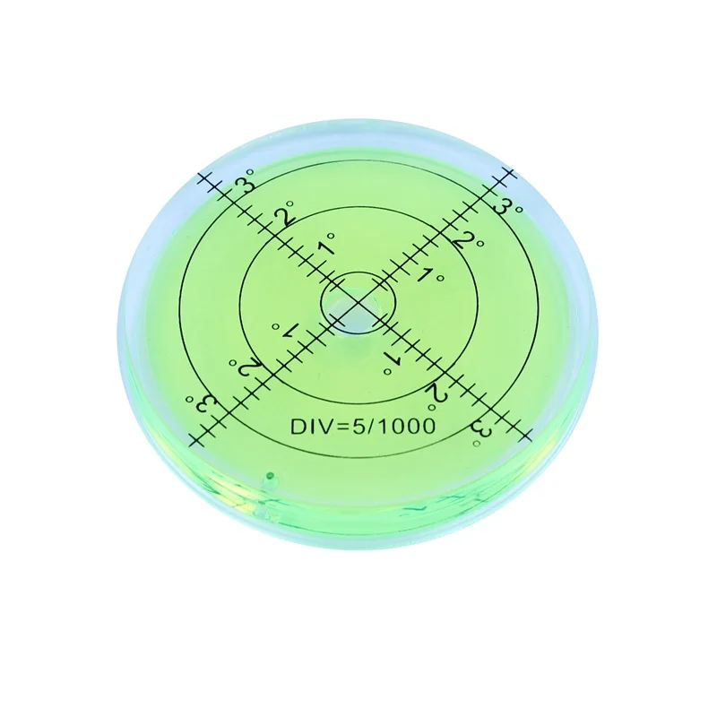 Круглый пузырь уровень 66*10 мм спиртовой уровень степень знак поверхности Круглый Уровень пузырь для измерительного прибора зеленый красный синий белый