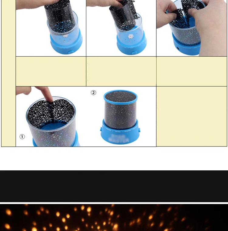 Новинка светящиеся игрушки Звезды Луна звездное небо светодиодный Ночной Светильник проектор Батарея USB Ночной светильник творческий подарок на день рождения игрушки для детей
