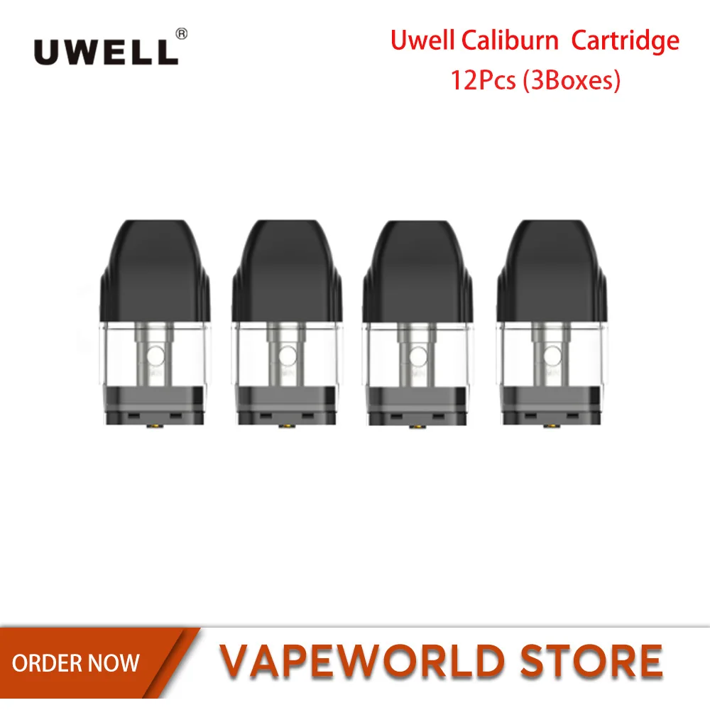 Оригинальный картридж для электронной сигареты Uwell Caliburn 2 мл Ом 12 шт.|Атомайзеры
