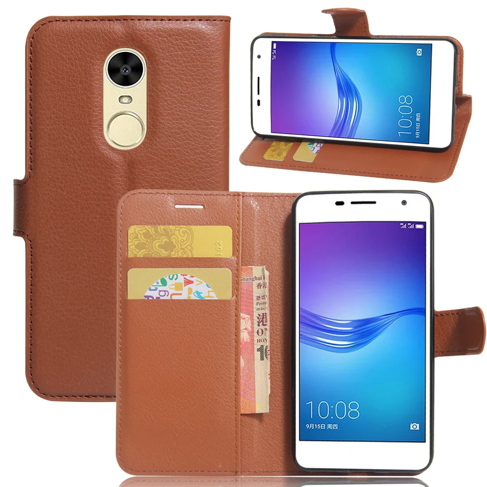 

YINGHUI Flip Case For Huawei Enjoy6 5.0" Case Luxury Wallet PU Leather Phone Protective Shell Back Cover For Huawei Enjoy 6