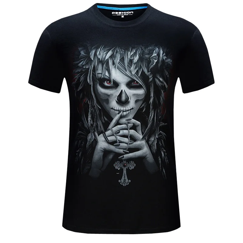 

mens tshirt Short sleeve cotton 3D printing man t shirt summer street hip hop men t-shirt S-3XL 4XL 5XL 6XL