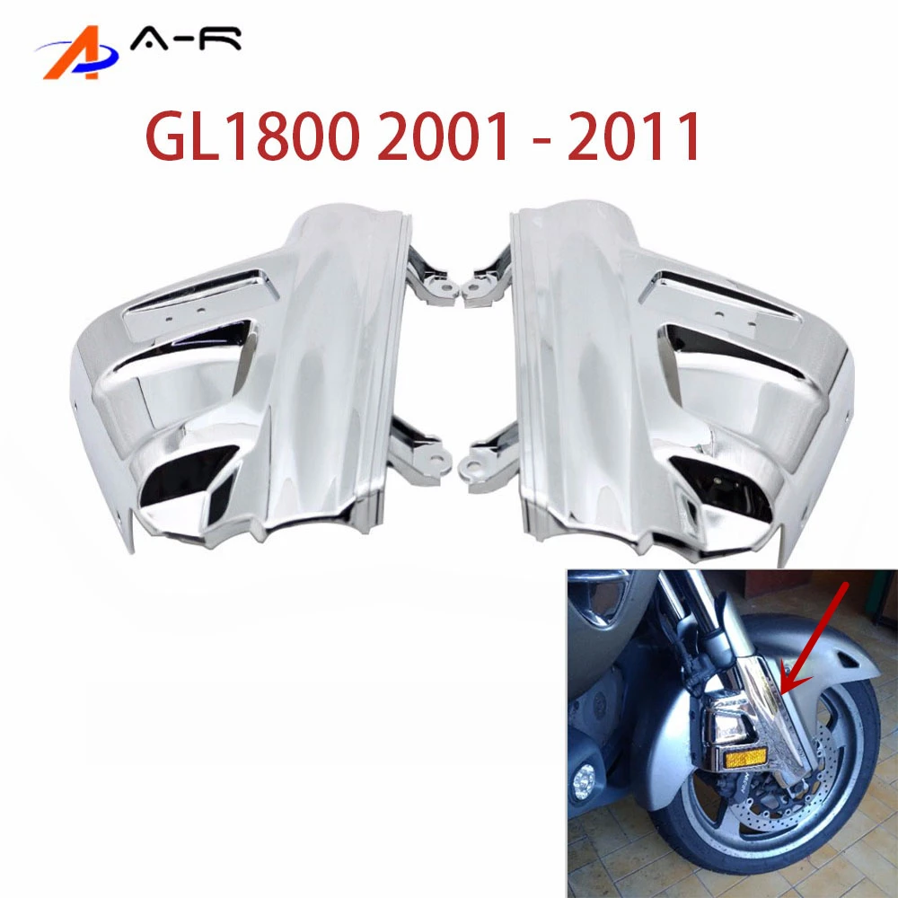 

ABS Front Shock Cover Guard Side Fender Lower Fork Shield Frame Shell Protector for Honda GL Goldwing 1800 GL1800 2001 - 2011