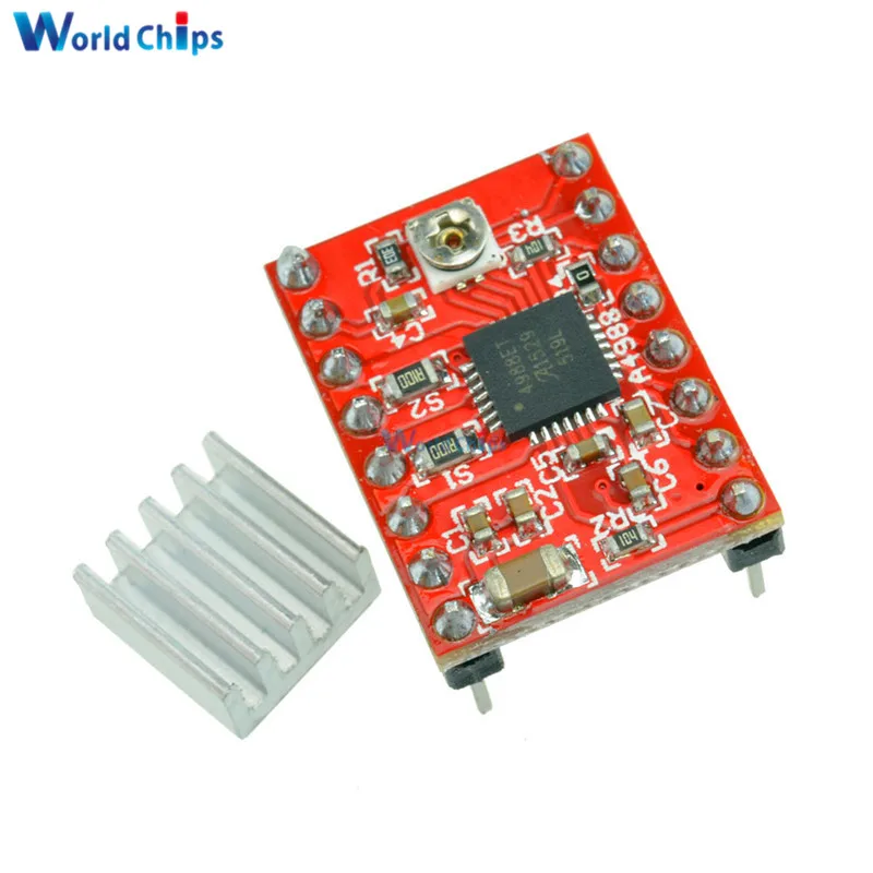 5 шт. шаговый драйвер Reprap A4988 шагового двигателя плата модуля для Arduino детали 3D