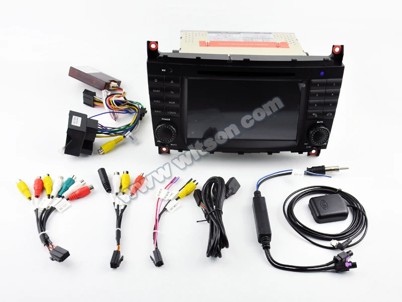 Best WITSON Android 9.0 CAR DVD GPS RADIO for MERCEDES-BENZ C-Class W203(2004-2007)/CLK W209 audio system with gps car audio gps dvd 17