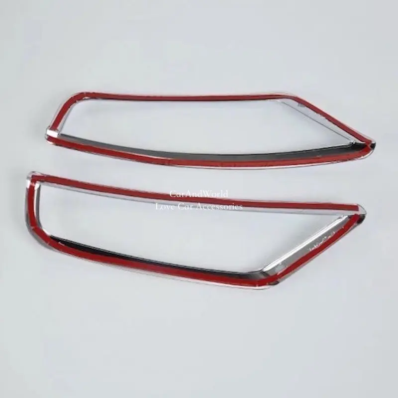 Сзади противотуманных фар Крышка Хвост горит лампа Frame наклейки Планки для Mazda CX-5 CX5 CX 5 стайлинга автомобилей аксессуары