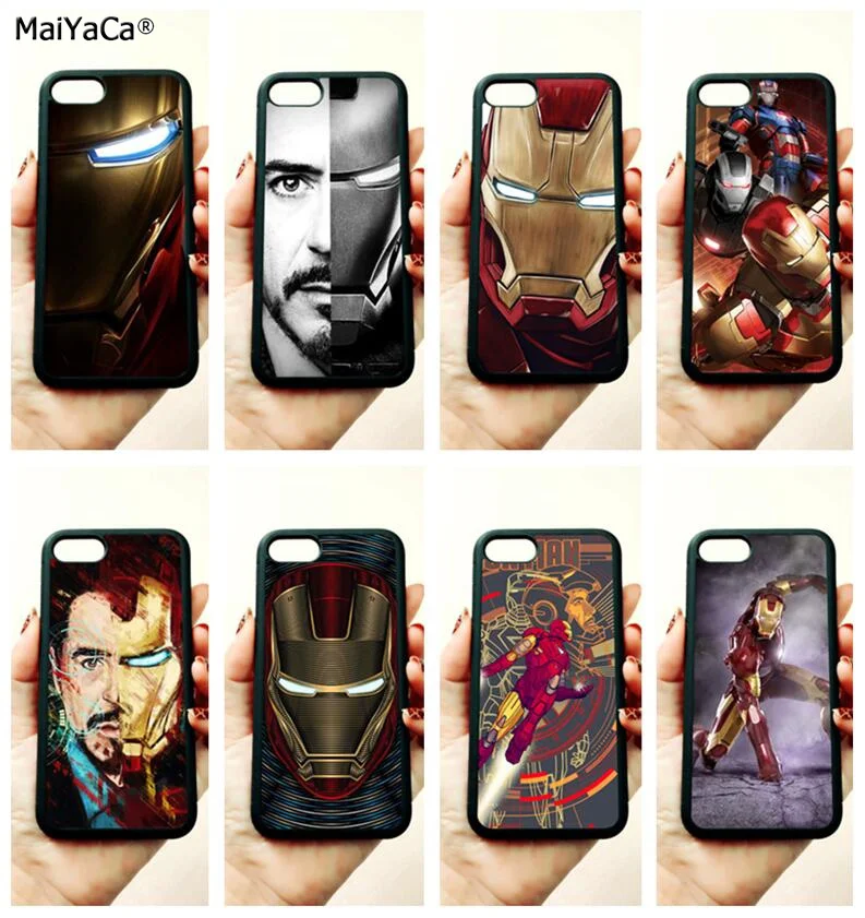 iron man super man soft silicone edge mobile phone cases for apple iPhone x 5s SE 6 6s plus 7 7plus 8 8plus XR XS MAX case