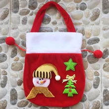 Стиль Рождественский Декор Модный шнурок сумки Свадебные дома вечерние конфеты подарок Рождественский мешок#1