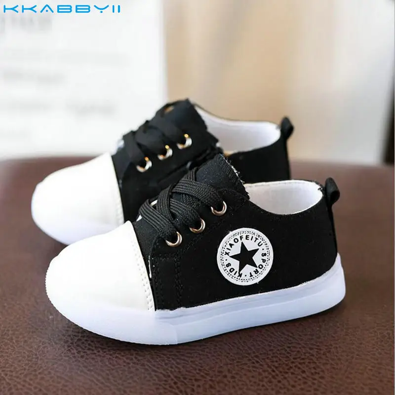 KKABBYII Kids Fashion Children Led Sneakers Shoes Canvas Soft Bottom Baby Sport Toddler Shoes With Light Boys Girls Sneakers