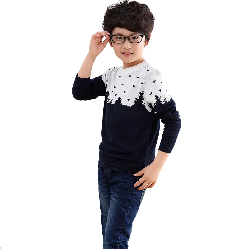 Модный свитер для маленьких мальчиков, пуловер roupas infantis menino, шерстяная одежда для мальчиков, трикотажное нижнее белье, топы, свитер для малышей