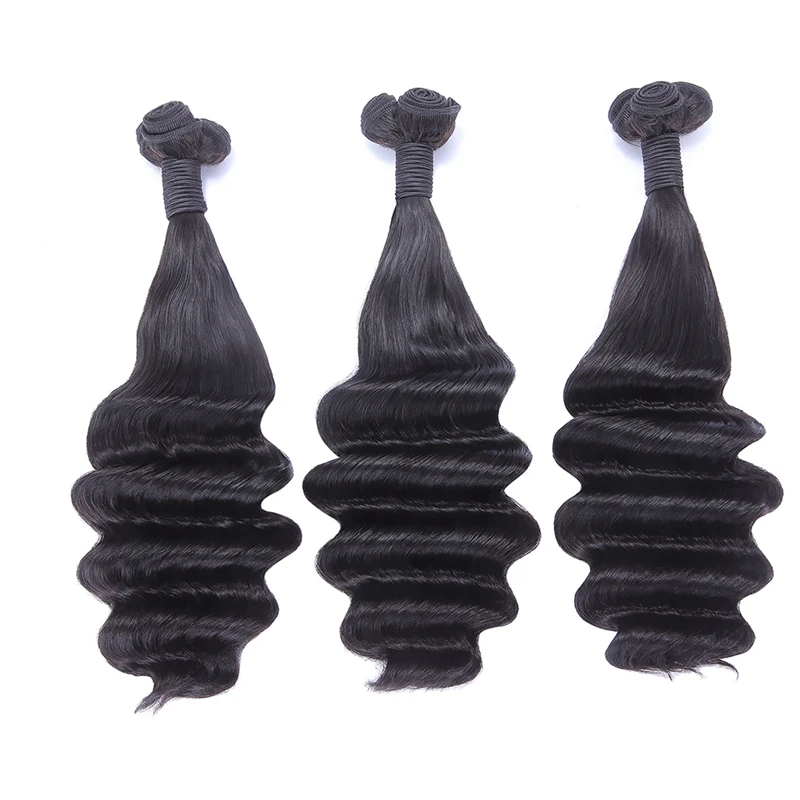 Hot Beauty Hair Funmi Half Ocean Wave Brazilian Virgin Hair Tissage Cheveux Humain One Bundles Can Buy 3 or 4 Can Be Dyed Hair Extension (8)