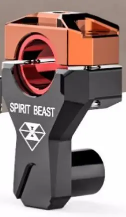 Настоящий Spirit Beast 2 шт. руль мотоцикла al увеличивающее устройство делая диск гораздо отличается - Цвет: Оранжевый