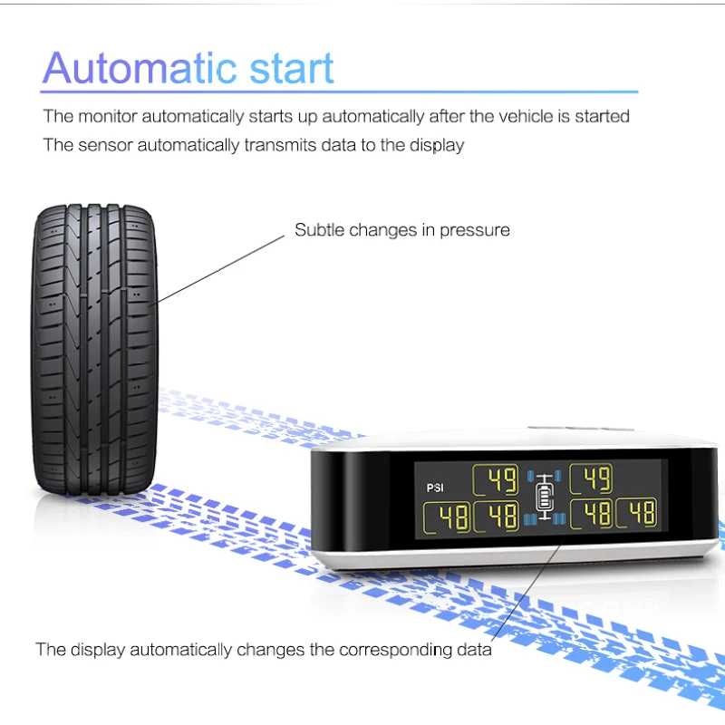 TPMS U8T бизнес автомобиль грузовик беспроводная система мониторинга давления в