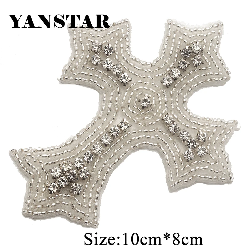 YANSTAR 20 шт. свадебное платье пояс горный хрусталь аппликация патч для свадебное платье пояса DIY свадебное платье Sash YS916