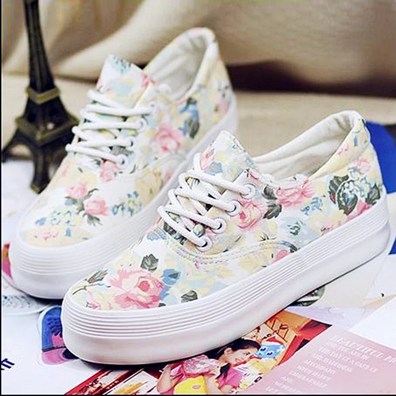 floral casual shoes