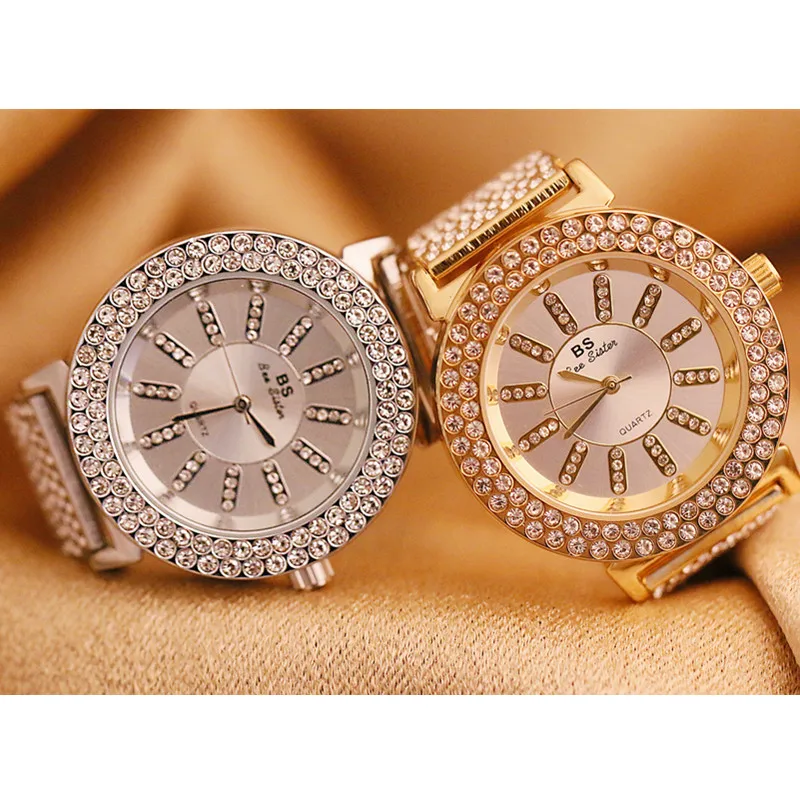 

2019 Silver New Hot Ladies Quartz Watch High-end Linked Watch Full Diamond Female Watch Fashion Custom Watch Fashion & Casual