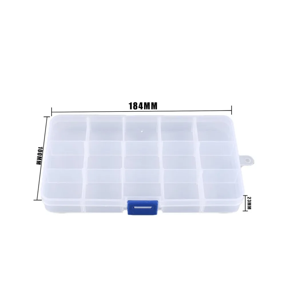 top tool chest 10-36 Compartment Slots Cells Portable Tool Box Electronic Parts Screw Beads Ring Jewelry Plastic Storage Box Container Holder tool storage cabinets