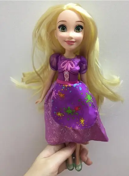 Кукла принцессы Белоснежка Ариэль Белль Рапунцель Мерида куклы для девочек игрушки bjd куклы - Цвет: rapunzel