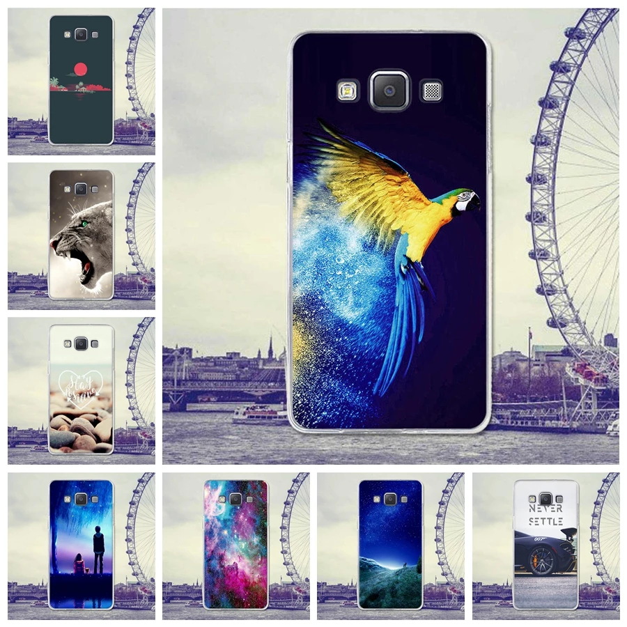 Чехол для Samsung Galaxy A5 A500 A500F A500H чехол 5 0 дюйма мультяшный попугай резиновый