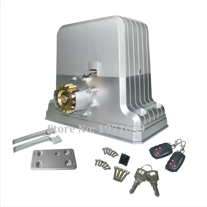 Max Driving 1800kgs Automatic Sliding Gate Opener Operator Kit with 10pcs Remote Control for access control system
