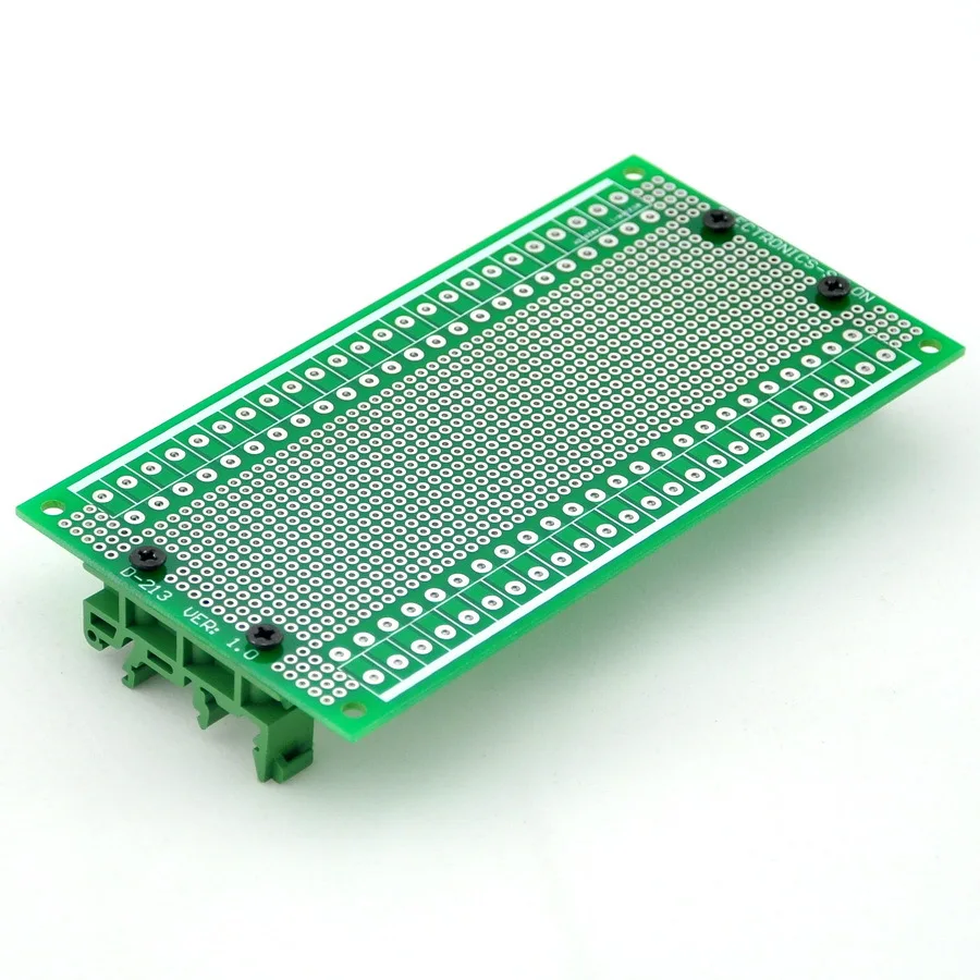 Прототип PCB с din-рейку адаптер, 137.4x72 мм, для din-рейку проектов DIY