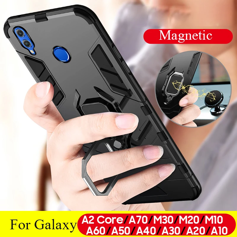 

For Samsung A50 Case for Galaxy A2 Core A70 A60 A40 A30 A20 A10 M30 M20 M10 A8s S8 S9 S10 Plus note 9 Magnetic Car Hold Case