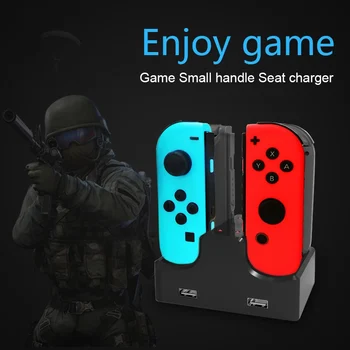 

4 Handle Seat Charger Four-in-one Charger Left And Right Handle Cradle Game Console Charging FOR Nintendo Switch Four Charger