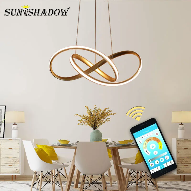 

Luminaires Modern Led Chandelier Lighting White Led Chandelier AC110V 220V Creative Ceiling Mount Hang Lamp Living room Kitchens
